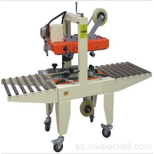 Máquina semiautomática de sellado de cajas de cartón con correa de transmisión lateral/máquina automática de sellado de cajas de cartón